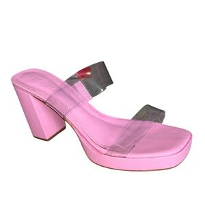 Schutz Arielle Mule In Club Rose Womens 9b
